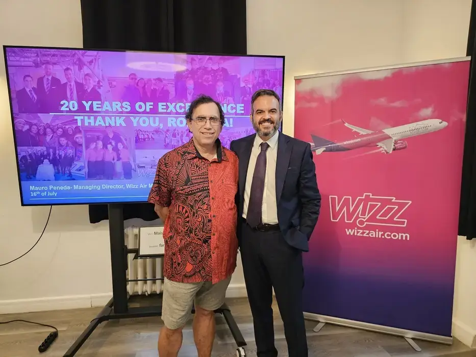 Wizz Air aniversează 20 de ani în România și domină piața aeriană