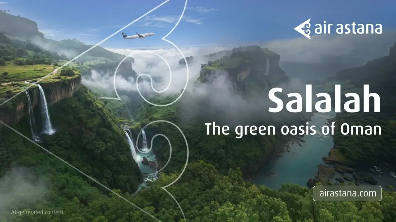 Air Astana deschide drumul spre Oman: Zboruri directe către Salalah