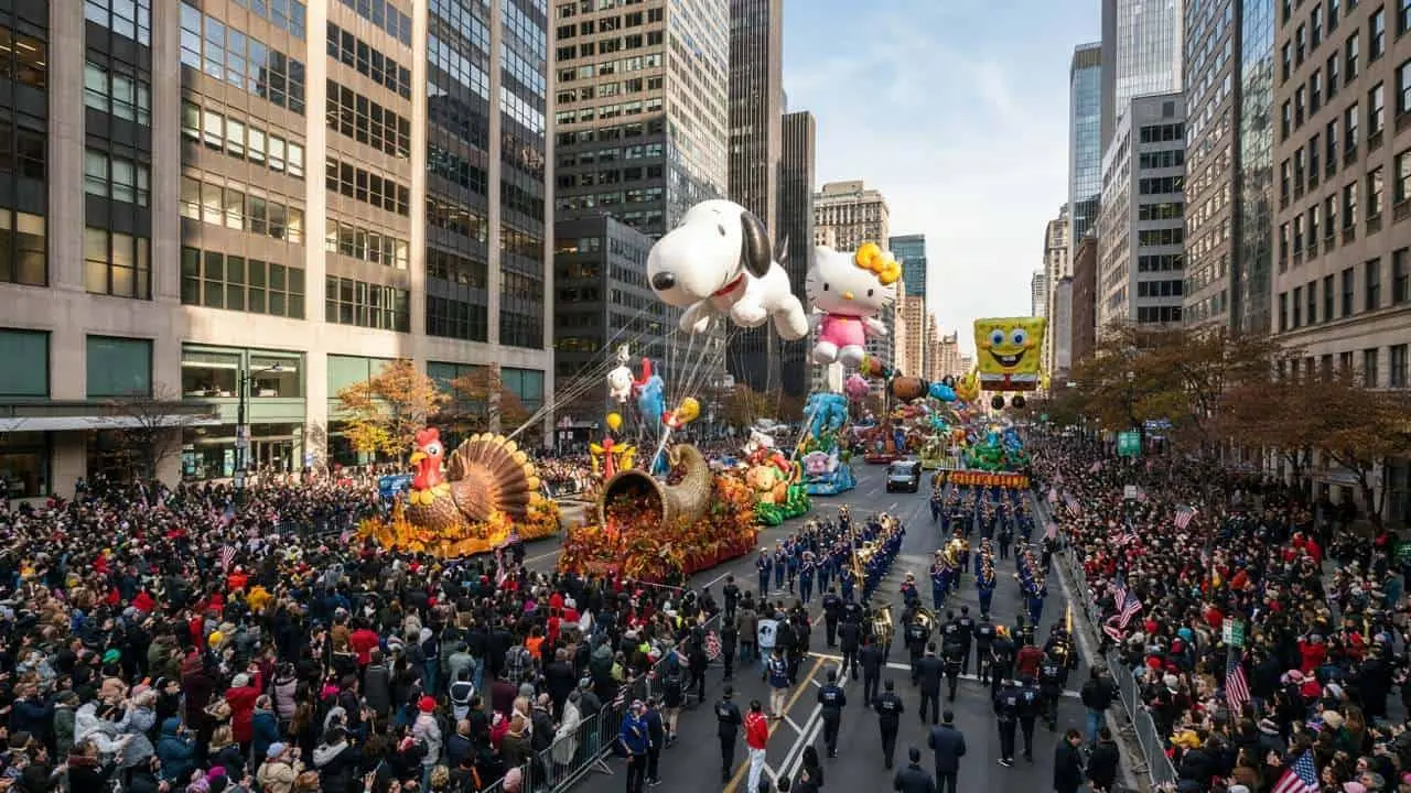 Boom turistic la granița SUA-Canada: parada jubiliară de la Macy's atrage valul de vizitatori