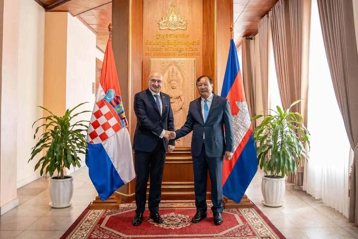 Croația și Cambodgia își dau mâna după trei decenii de relații diplomatice