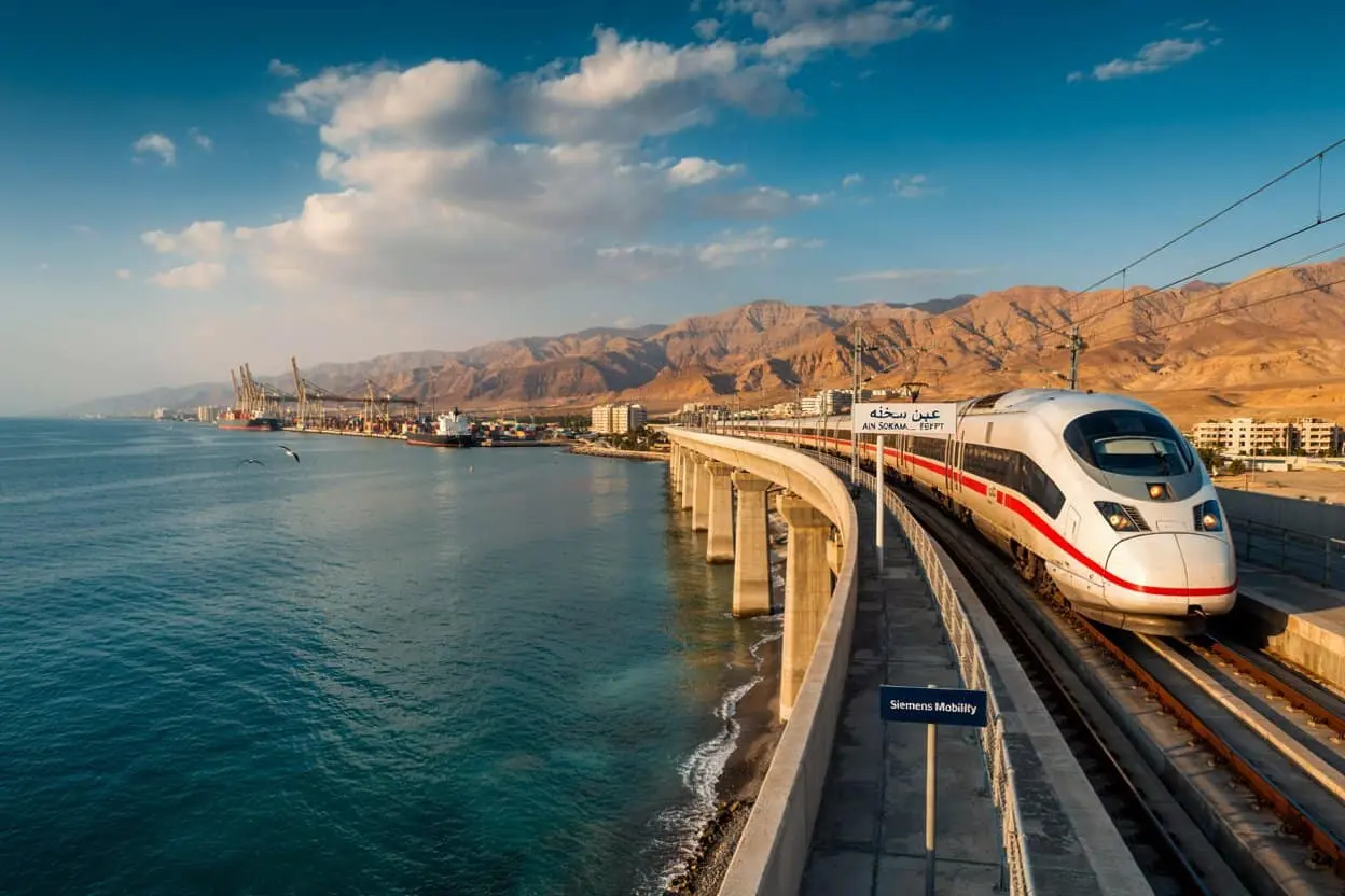 Egiptul construiește reteaua feroviară de mare viteză care va lega Marea Roșie de Marea Mediterană