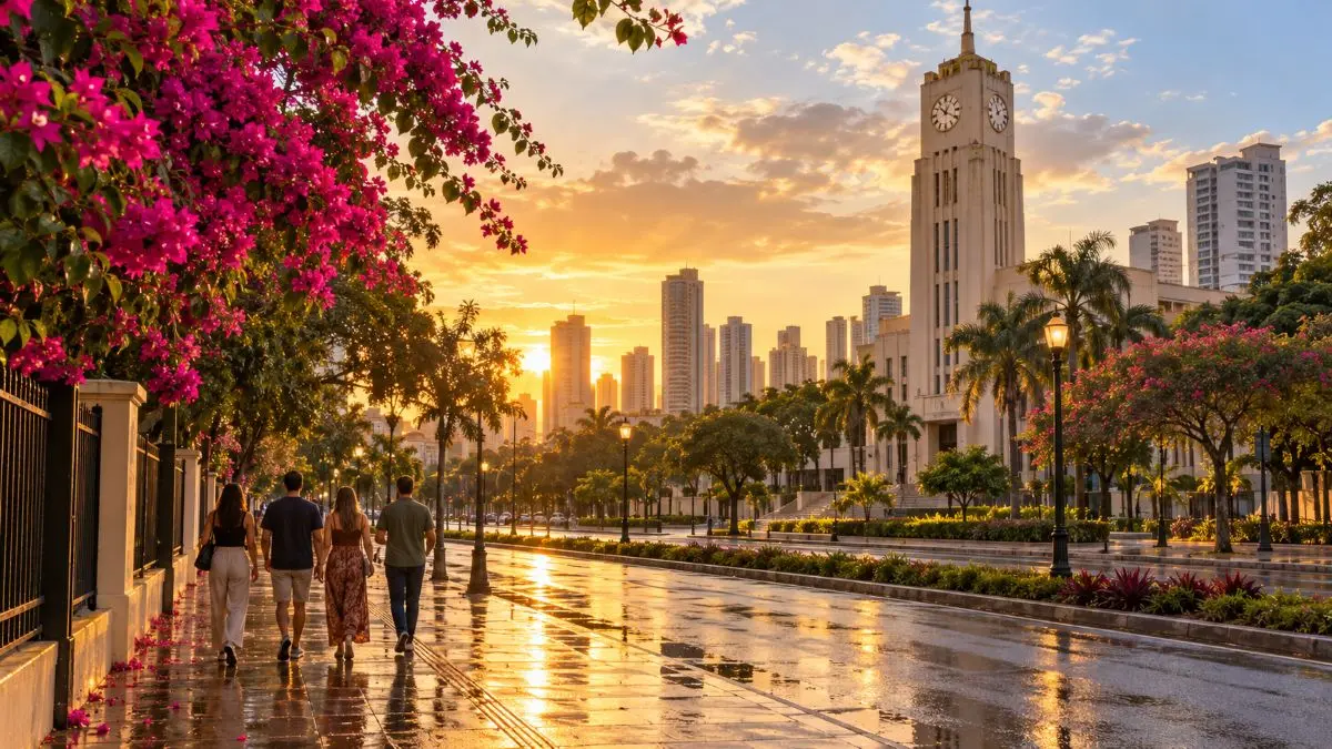 Goiânia strălucește cu stil Art Deco și atmosferă de Crăciun în Brazilia