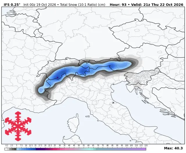 Iarnă timpurie în Alpi: 30 de centimetri de zăpadă prognozați pentru Cervinia!