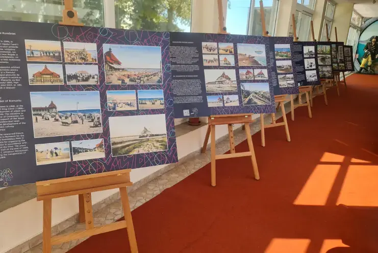 Mamaia sărbătorește 120 de ani: expoziția aniversară continuă în stațiune chiar și în afara sezonului
