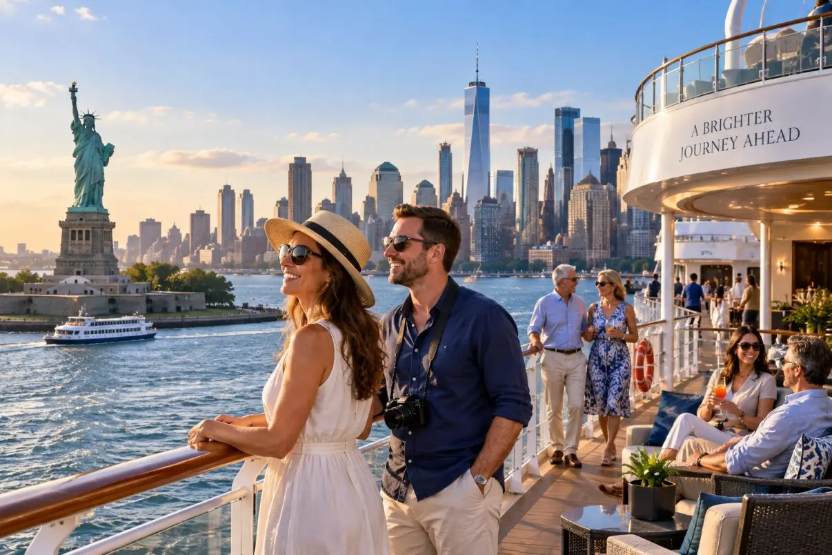 Explora III debutează spectaculos în New York, înainte de croazierele în Caraibe