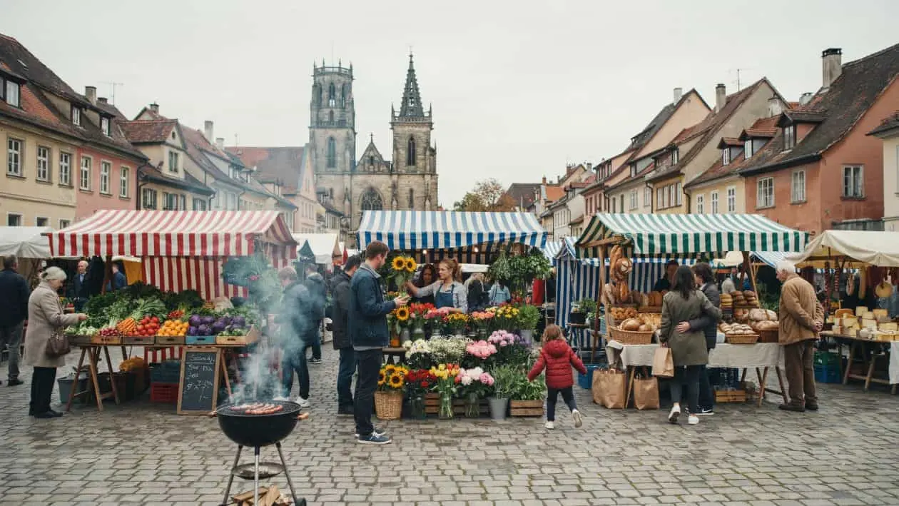 Piațele săptămânale din Germania: Unde se întâlnesc mii de turiști și localnici