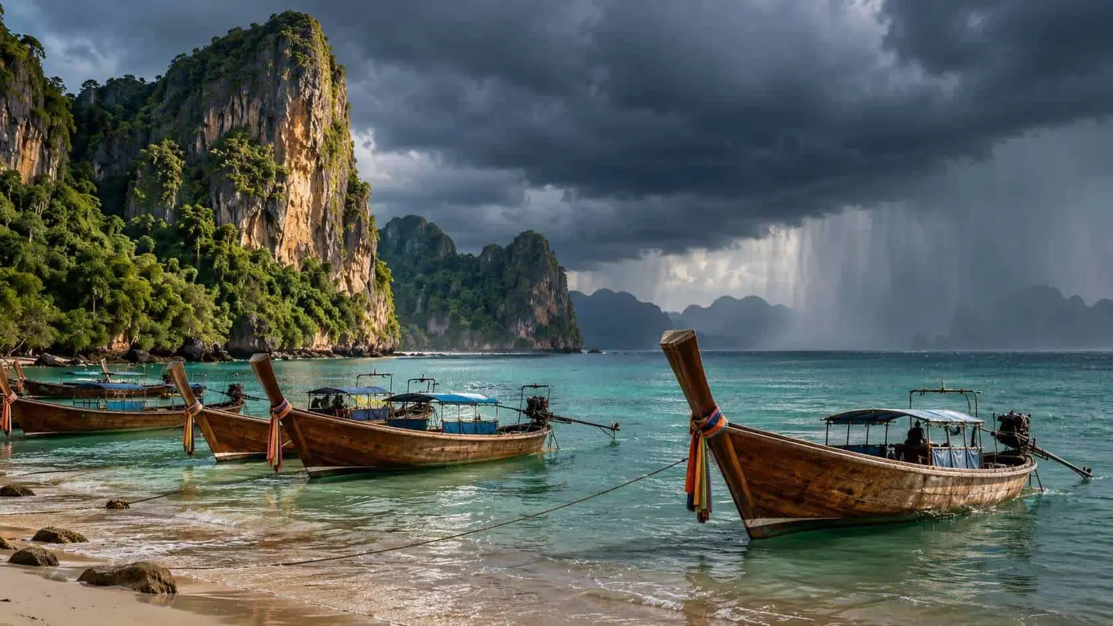 Thailanda avertizează că urmează ploaie în timp ce călătorii se pregătesc pentru vacanțe de pe coastă și întreruperi