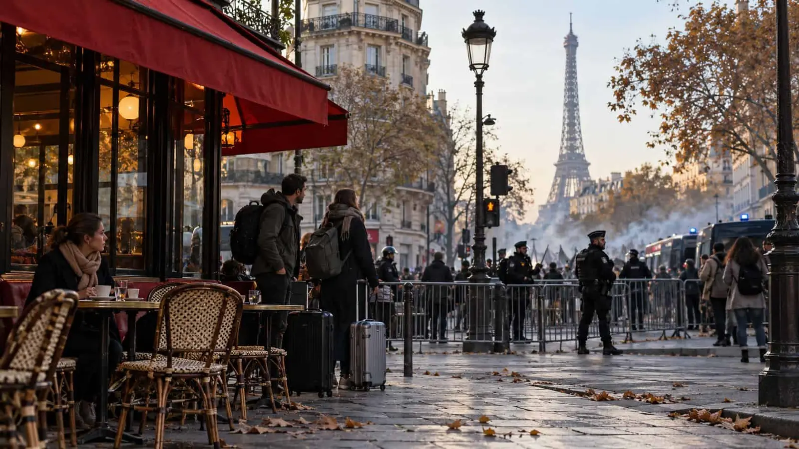 Paris se alătură Cannes și Lyon în presiunea asupra turismului francez din cauza tulburărilor civile